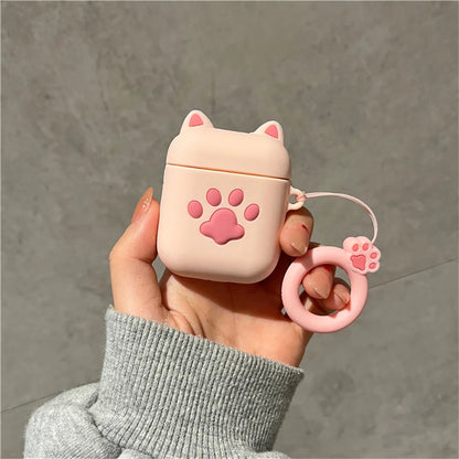🥰 Adorable 3D Love Heart Robot Silicone Case for AirPods 💖 - Cute & Protective Cover for All Models! 🎧✨ - Pixie Quill