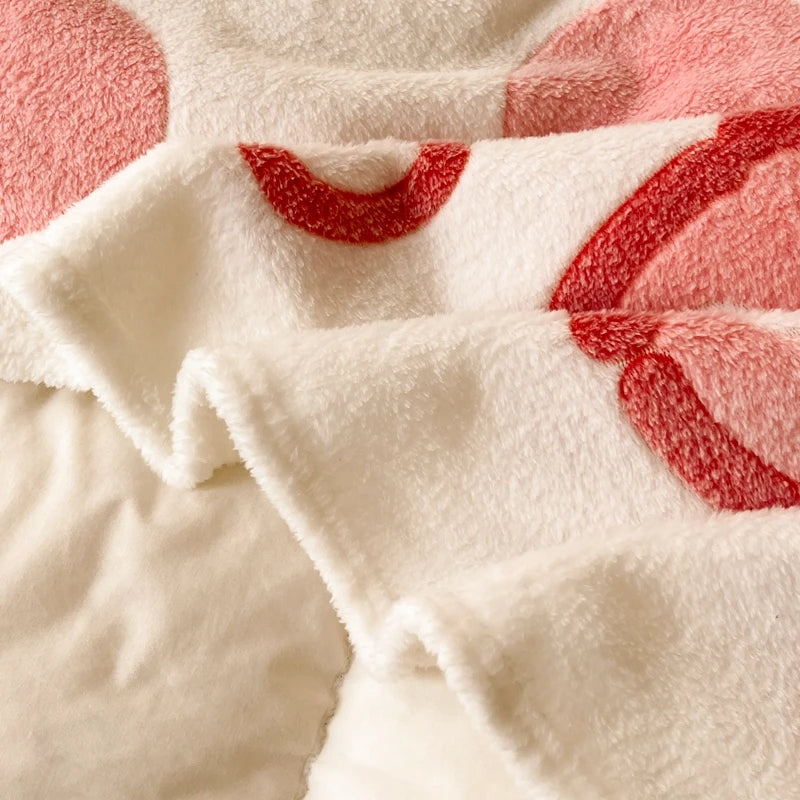 Cute Strawberry Dreams 🍓✨ Cozy Flannel Blanket for Kids - Perfect for Cuddles & Adventures! 🌟🛋️ - Pixie Quill