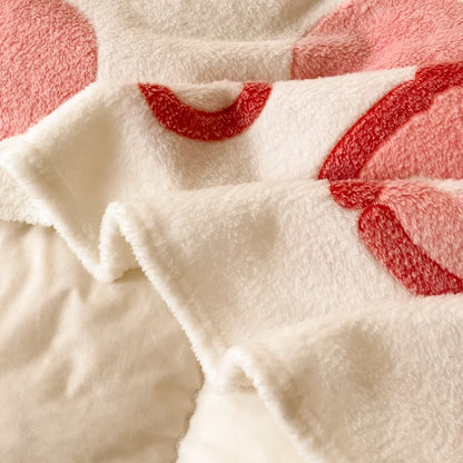 Cute Strawberry Dreams 🍓✨ Cozy Flannel Blanket for Kids - Perfect for Cuddles & Adventures! 🌟🛋️ - Pixie Quill