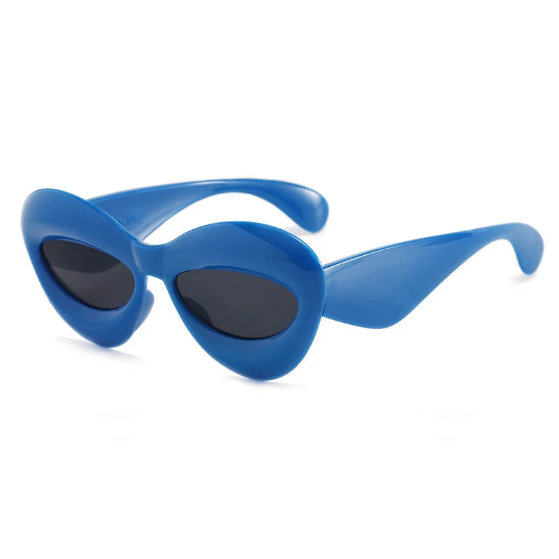 Kawaii Candy Color Cat Eye Sunglasses 🌈✨ | Y2K Gradient Shades for Trendy Women 👓💖