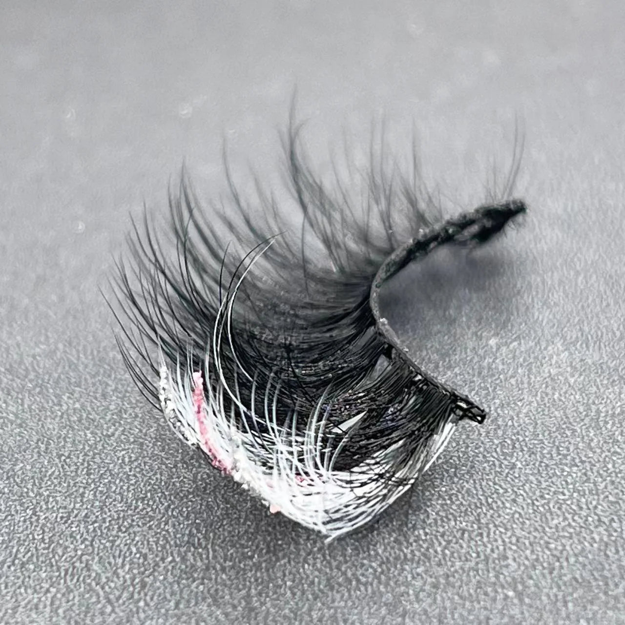 ✨ Kawaii Glitter Ombre 20MM Mink Lashes 🌈 | Dramatic & Colorful Fake Eyelashes 💖