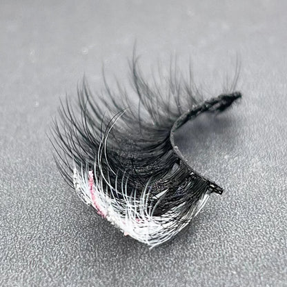 ✨ Kawaii Glitter Ombre 20MM Mink Lashes 🌈 | Dramatic & Colorful Fake Eyelashes 💖