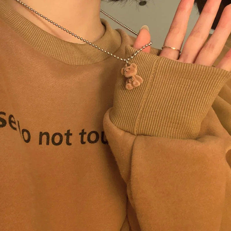 Adorable Plush Bear Pendant Necklace 🐻✨