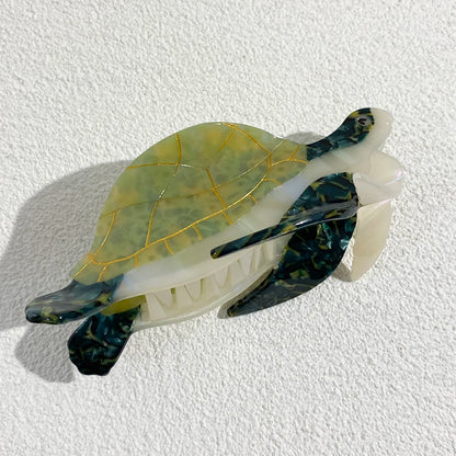 Oversize Acetate Marine Animal Hairpin Set Tortoise Turtle Fish Shark Clips 🐢🐟🦈