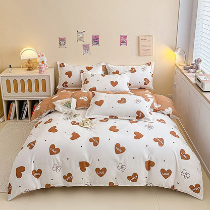 Charming Strawberry Dreamland Duvet Set 🍓✨ Cozy Kawaii Bedding for Sweet Sleep!