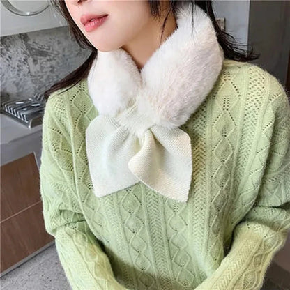 Cross Straps Shawl For Women Soft Neck Scarf Warm Winter Knit 🧣✨ Cozy All Match