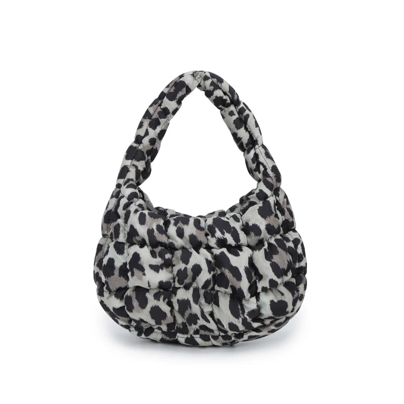 Kawaii Pleated Cloud Mini Handbag 🌈✨ | Adorable Soft Nylon Tote Bag for Trendy Women 💖🌟