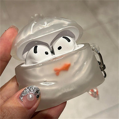 Kawaii 3D Goldfish Silicone Earphone Case 🐠✨ for AirPods 1 2 3 4 | Cute & Protective Soft Cover for AirPods Pro 2! 🎧💖