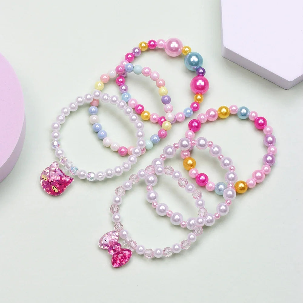 6pcs Party Bracelets - Kawaii Charm