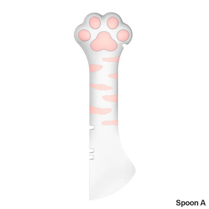 Adorable Pet Paw Spoon & Can Opener 🐾🥫 - Fun Feeding Accessory for Cats & Dogs!