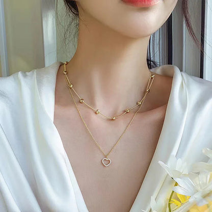 Kawaii Kpop Pearl Choker Necklace 🌟✨ Double Layered Charm for Trendy Girls 🎀💕 Perfect Gift for Parties & Special Occasions!
