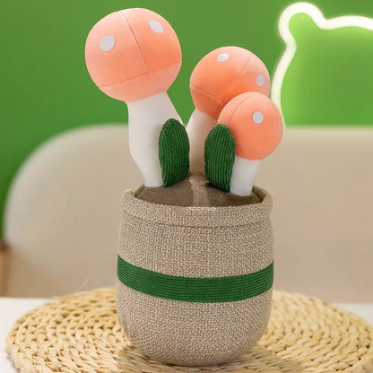 Kawaii Plush Succulent Doll 🌷🌼 - Adorable Tulip & Lily Of The Valley for Cozy Decor & Sweet Gifts 🎁✨