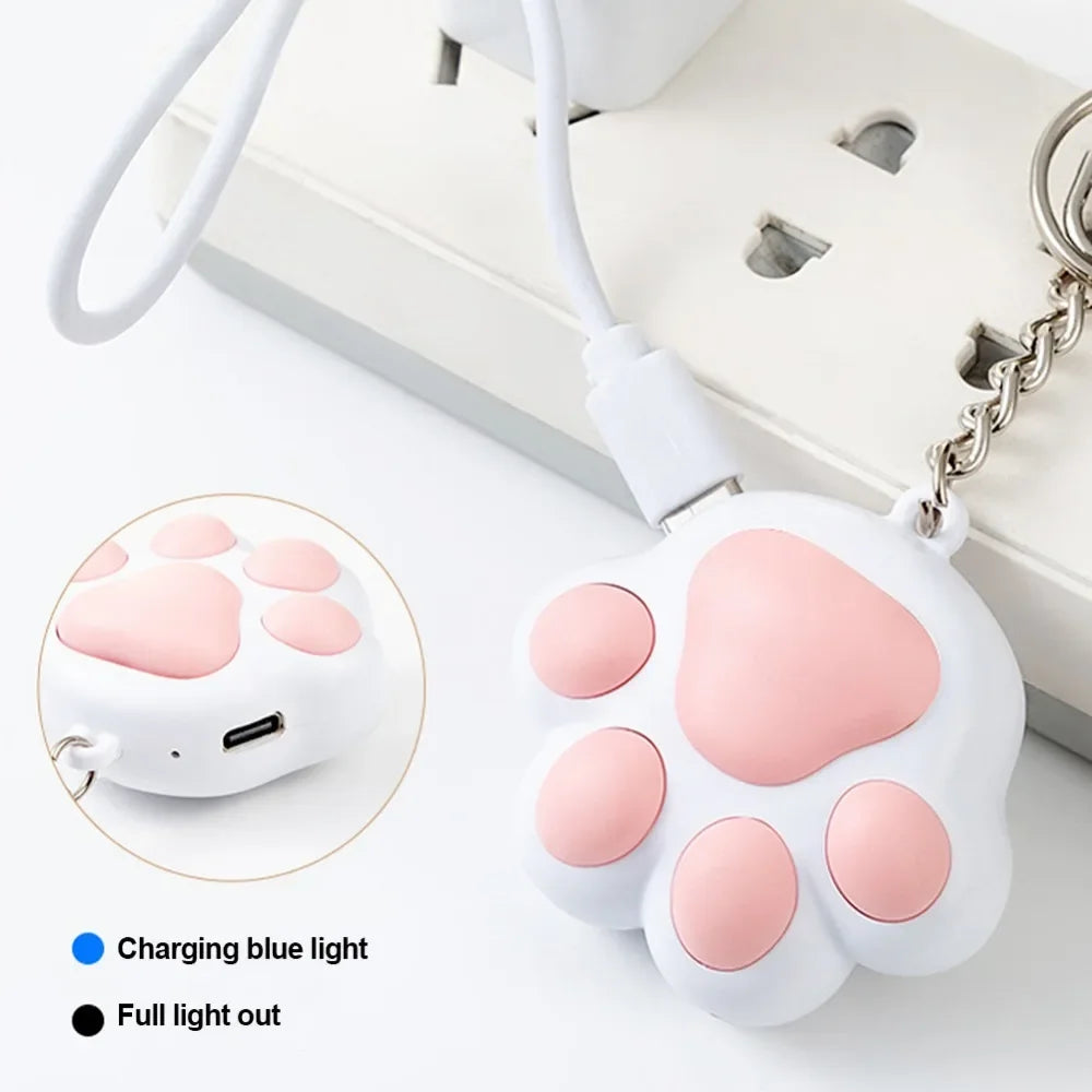 ✨Adorable LED Laser Playtime Paws: Whimsical Cat Toy with Bright Patterns & USB Rechargeable Magic! 🐾💖