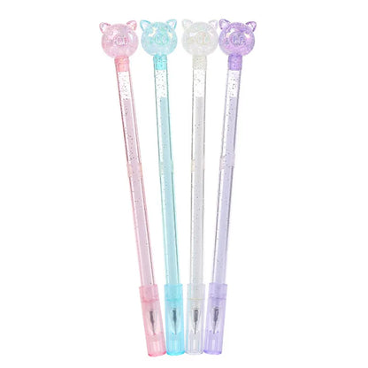 Cute Kawaii Pink Pig Gel Pen 🐷✨ | Adorable Office & School Stationery | 0.5mm Crystal Ink | Ellen Brook