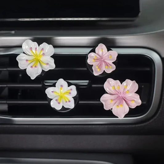 Cute Daisy Car Air Freshener Clips 🌼✨ - 2pcs Aromatherapy Mini Flower Décor for Your Kawaii Ride! 🚗💖