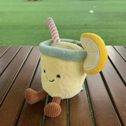 15cm Coconut Jelly And Lemonade Plush Doll Cute Soothing Toy Gift 🧸🍋