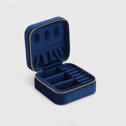 Kawaii Velvet Jewelry Box 💖 | Cute Mini Travel Organizer for Rings & Necklaces 🌈 | Personalized Gift Idea 🎁