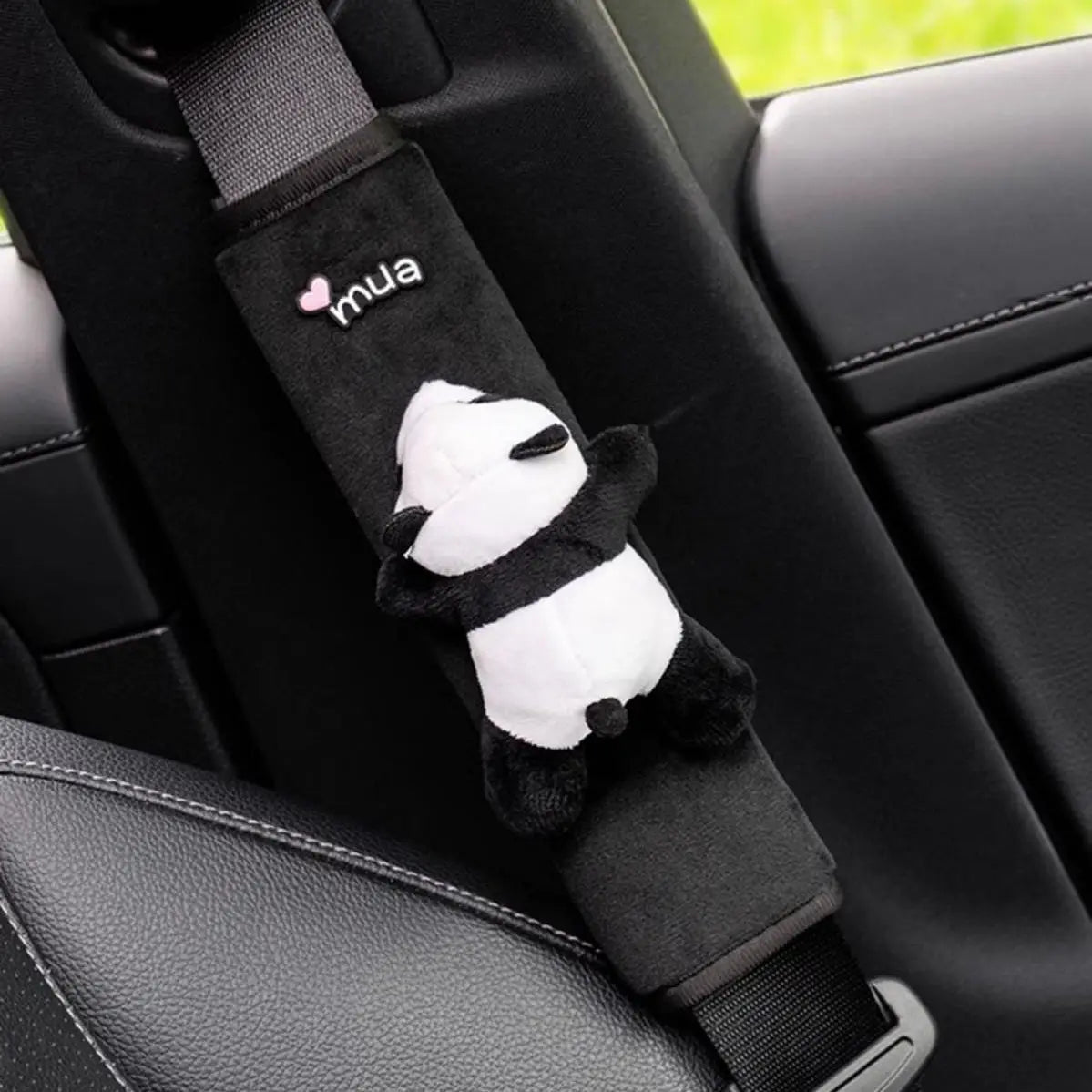 Kawaii Panda Plush Steering Wheel Cover 🐼✨ | Warm & Cozy Winter Car Accessory 🚗❄️