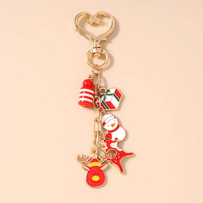 Cute Snowman Christmas Keychain For Women Girls Gift 🎄⛄✨