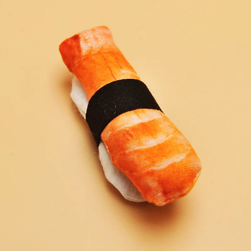 Kawaii Catnip Sushi Plush Toy 🍣🐱 - Soft & Chew-Resistant Delight for Cats & Kittens! 🌟✨