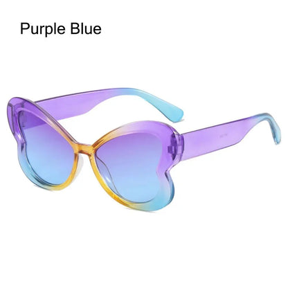 Kawaii Butterfly Shades 🦋✨ | Colorful Cat Eye Sunglasses for Trendy Ladies 🌈👓 | UV400 Protection & Retro Style!
