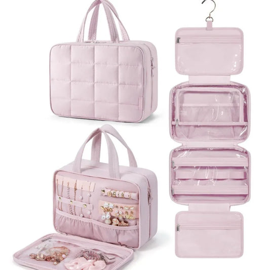 Kawaii Hanging Toiletry Bag 🪄✨ - Multi-functional Storage for Outdoor Adventures! 🏕️💖