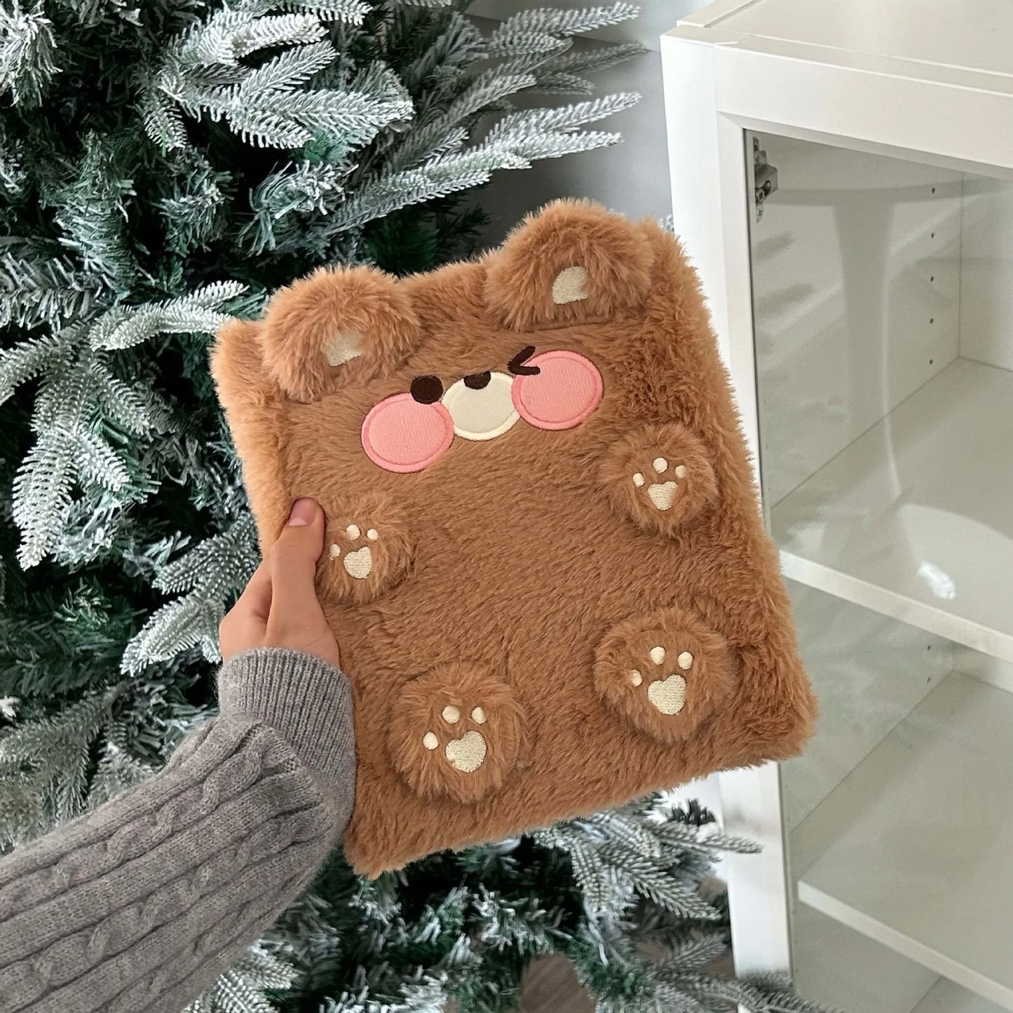Kawaii Plush Pet Photo Album 🐾📸 - A6 Binder for Kpop & Memories! ✨📚