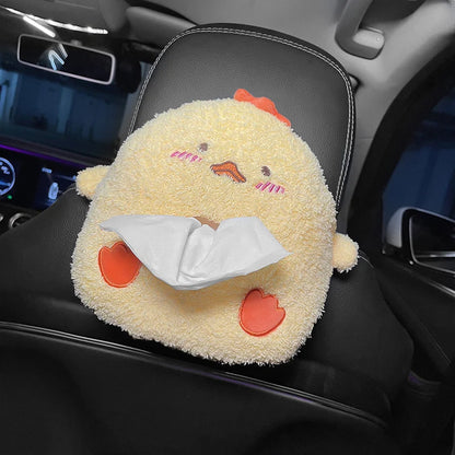 lush Penguin & Polar Bear Tissue Box Holder 🐧🧊 - Kawaii Car Napkin Organizer & Cute Animal Décor for Your Auto! 🎉