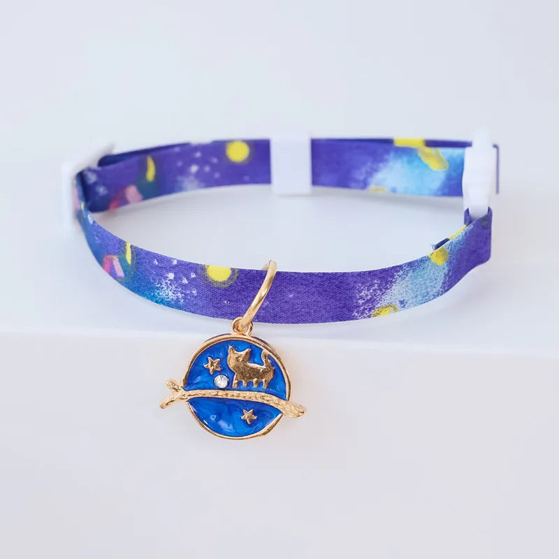 🐾 Adorable Cat & Puppy Breakaway Collar with Bell 🎀 - Adjustable 18-48CM Cutie! 🐶🐱