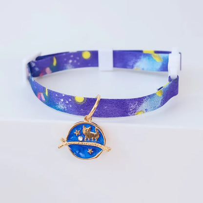🐾 Adorable Cat & Puppy Breakaway Collar with Bell 🎀 - Adjustable 18-48CM Cutie! 🐶🐱