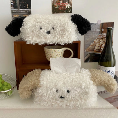 Cute Tissue Box Organizer With Creative Drawing Paper Box For Kitchen Dorm 🧻✨