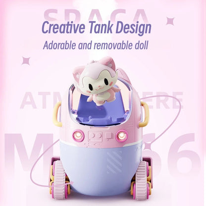 Kawaii Cartoon USB Humidifier 🌈✨ - Adorable Ultrasonic Aroma Diffuser with Cozy Warm Light for Home & Office! 🌸💧