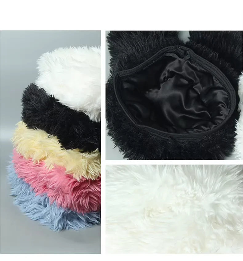 Whimsical Rabbit Ears Plush Hat Winter Warmth Ear Protection Women Beanie 🐰