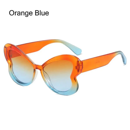 Kawaii Butterfly Shades 🦋✨ | Colorful Cat Eye Sunglasses for Trendy Ladies 🌈👓 | UV400 Protection & Retro Style!