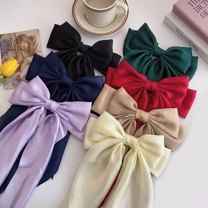 Adorable Bowknot Hair Clip 🎀✨ - Cute Ponytail Accessory for Trendy Girls! 🌸💕