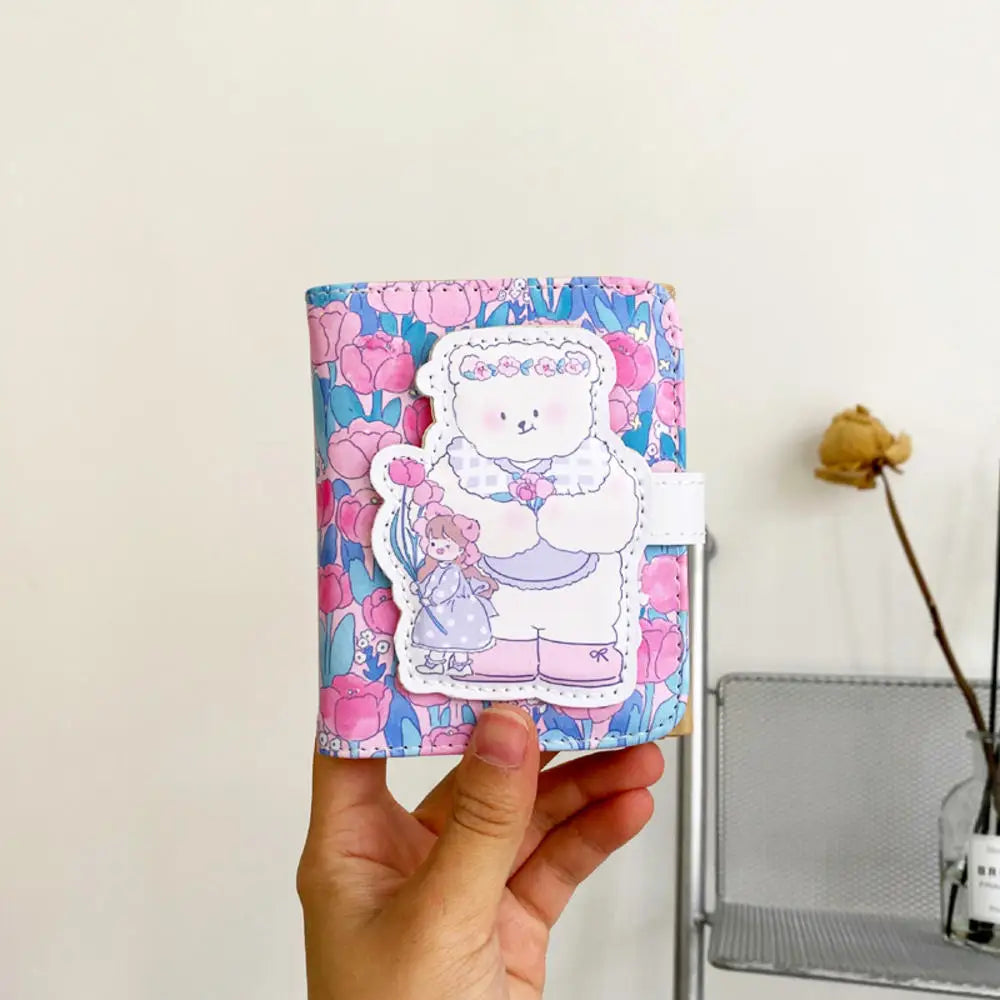 Adorable Kawaii Bear Wallet 🐻💕 - Cute Coin Purse & Card Holder for Students! - Pixie Quill