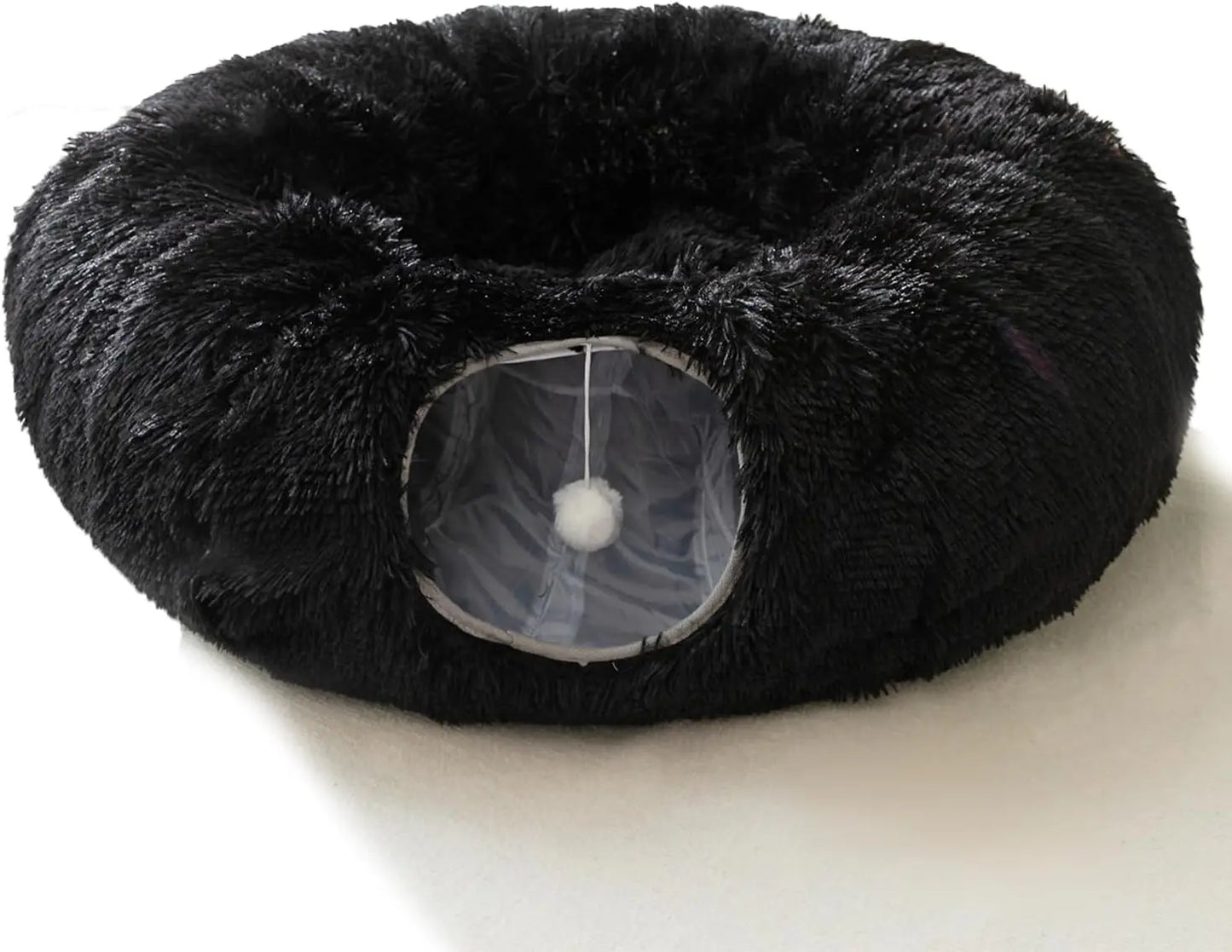 Cuddly Cat Adventure Tunnel 🐾✨ - Plush Cozy Bed & Play Zone for Indoor Felines! 🐱💕