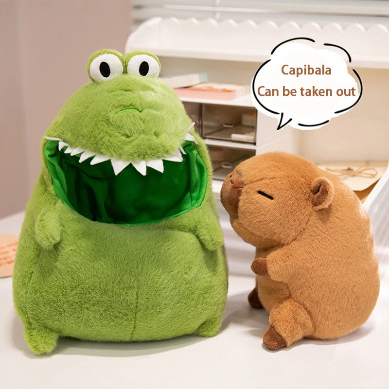 Kawaii Capybara Plush Toy 🐊✨ | Adorable Crocodile Capibara Stuffed Animal for Kids 🎉 | Perfect Birthday Gift! 🎁