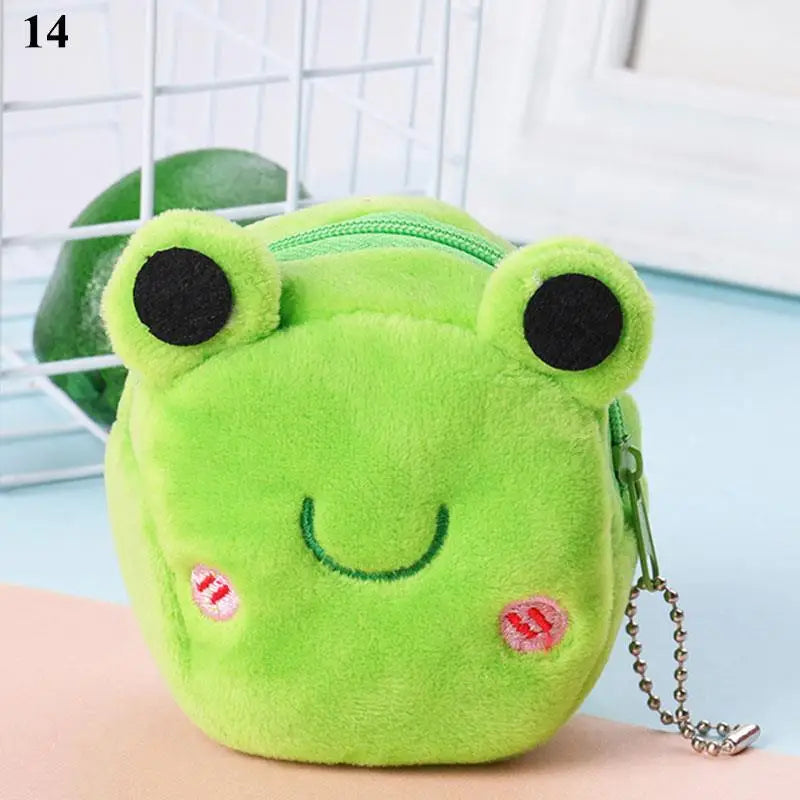 🍉🍊Adorable Fruit Plush Coin Pouch - Mini Wallet for Sweeties! 💖✨