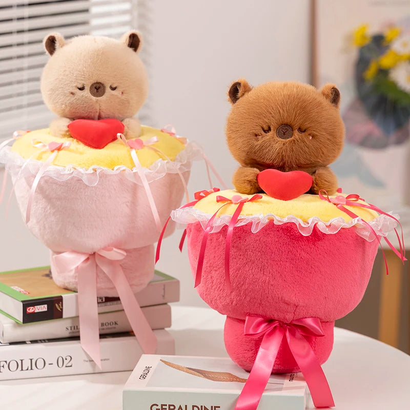 Kawaii Plushie Bouquet 🐼💖 - Comfy and Cute Hug Pillow for Couples & Special Occasions!