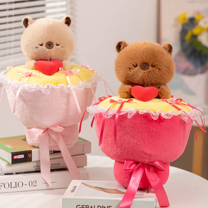 Kawaii Plushie Bouquet 🐼💖 - Comfy and Cute Hug Pillow for Couples & Special Occasions!