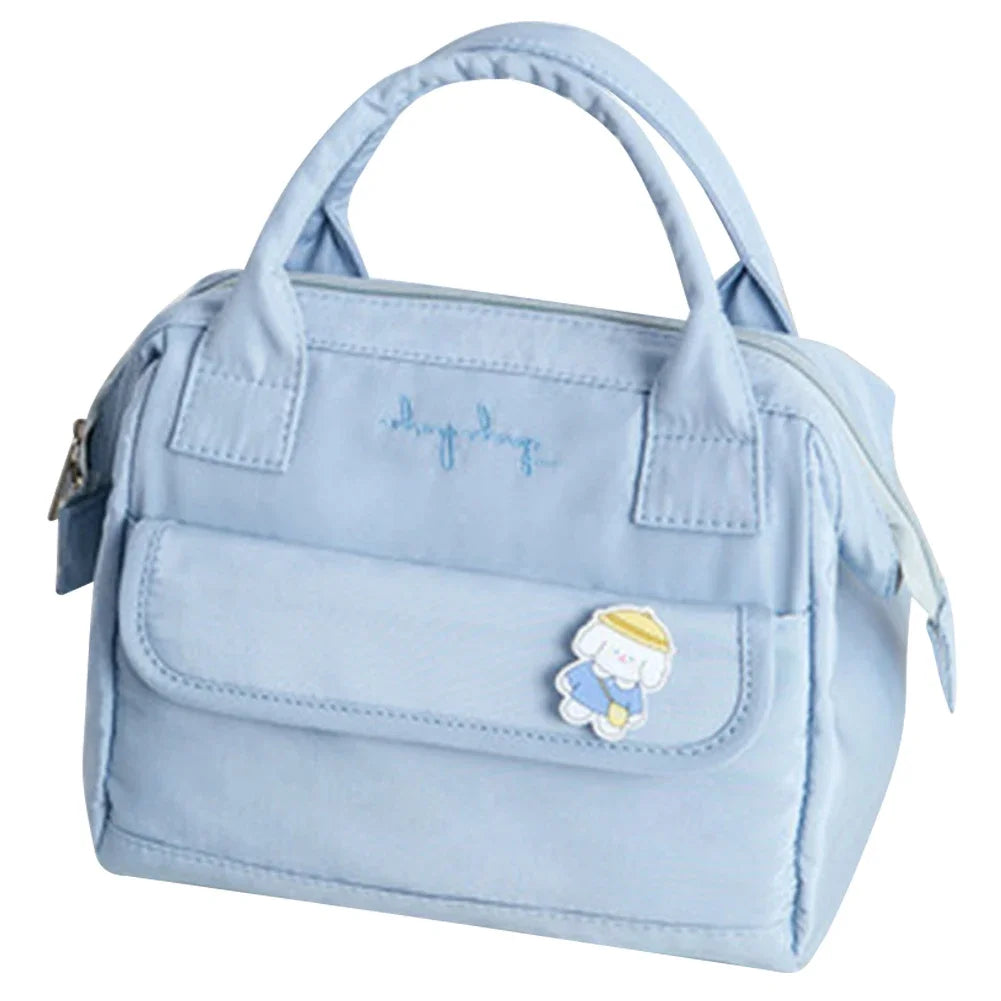 Cute Kawaii Peach Insulated Lunch Tote 🍑✨ - Stylish & Spacious Travel Bag for Women & Kids!