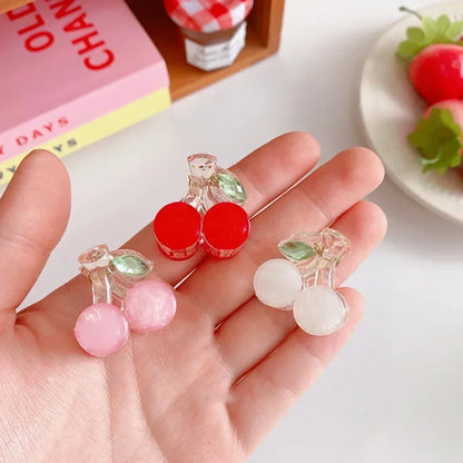 Kawaii Cherry Blossom Hair Claws 🍒🌸 | Cute Hair Clips for Women & Kids | Adorable Hair Accessories & Gifts