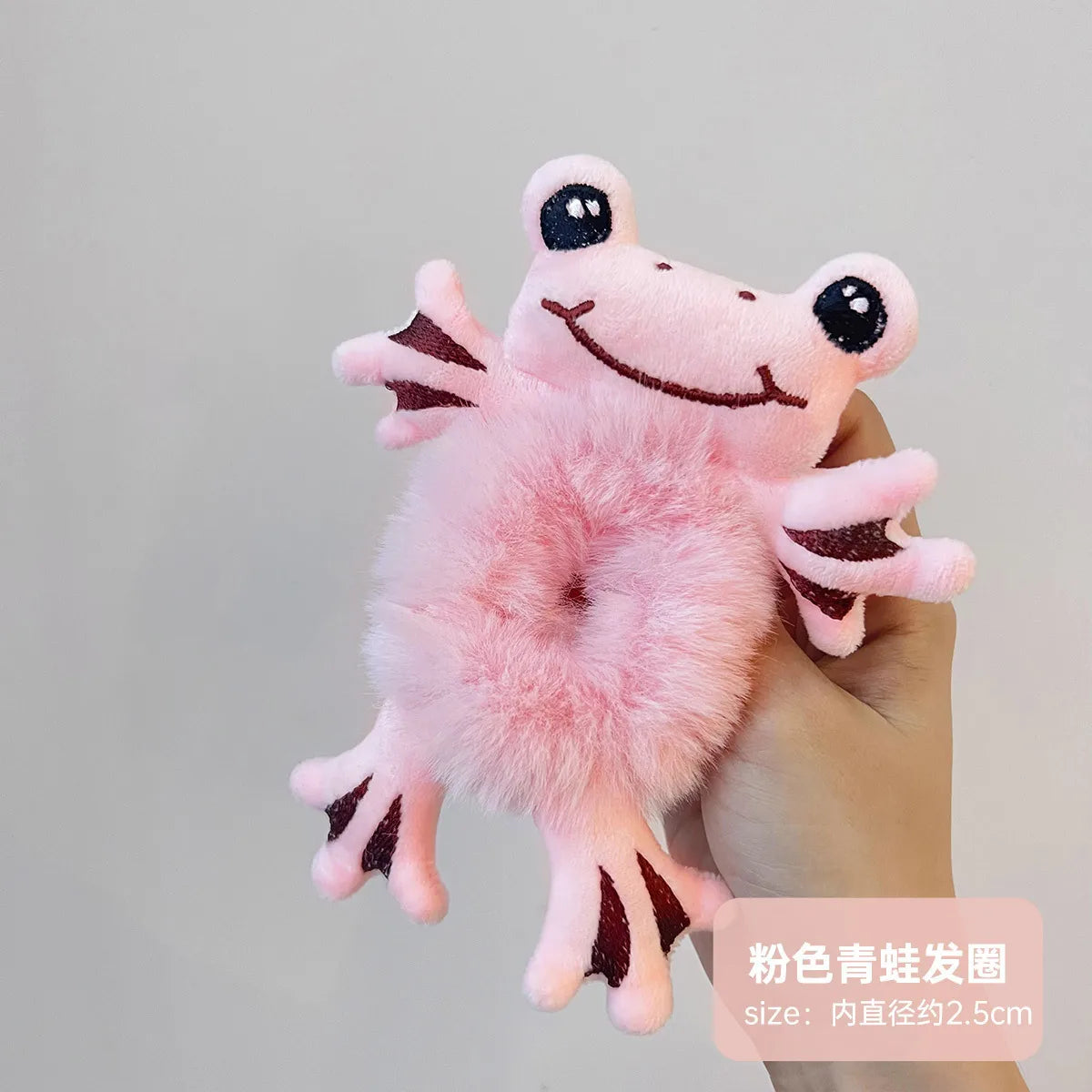 Kawaii Cute Cartoon Animal Hair Ties 🐾✨ - Adorable Plush Headbands for Kids, Safe & Stylish Hair Accessories!