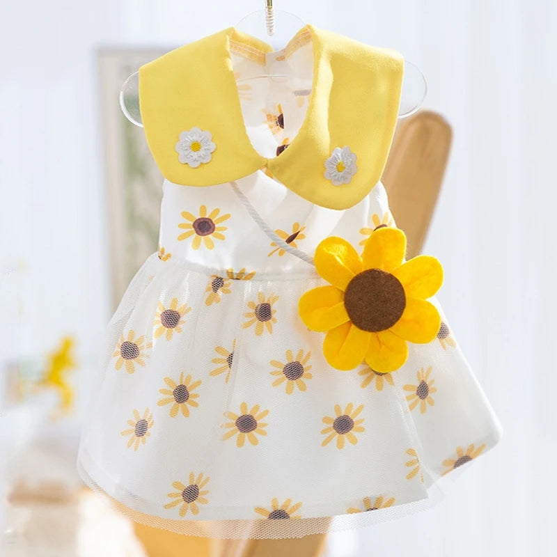 ✨ Adorable Summer Pup Dress 🌸 for Stylish Small Dogs! 🐾✨