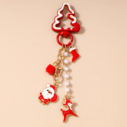 Cute Snowman Christmas Keychain For Women Girls Gift 🎄⛄✨