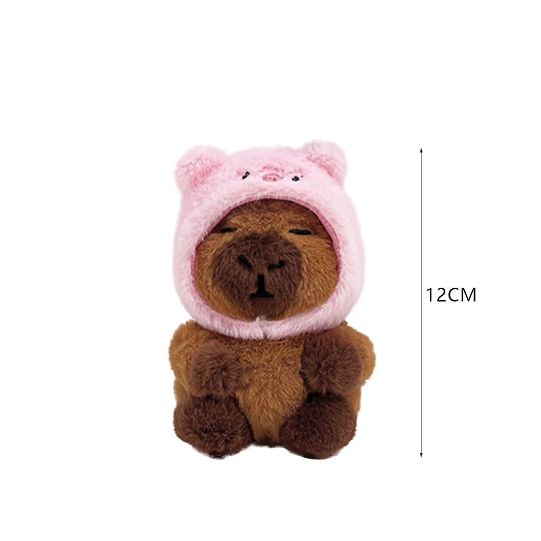 Kawaii Capybara Plush Keychain 🐾 | Adorable Fluffy Bag Pendant 🎒 | Perfect Gift for Kids & Party Fun 🎉