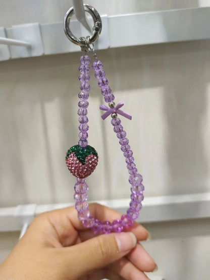 Boutique Bead Phone Charm Wrist Strap For Travel Photos Handheld 📱✨