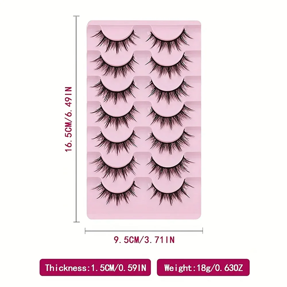 Lashes Set Anime And Cosplay Eyelashes Pack 😺✨