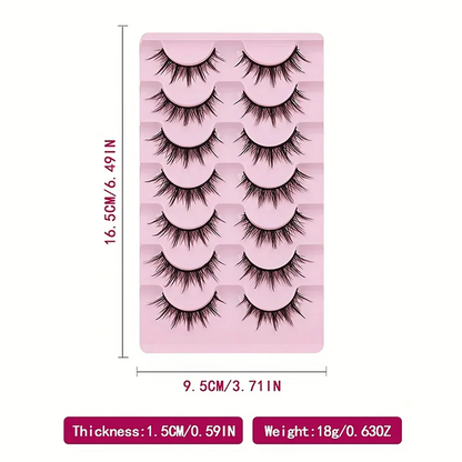 Lashes Set Anime And Cosplay Eyelashes Pack 😺✨